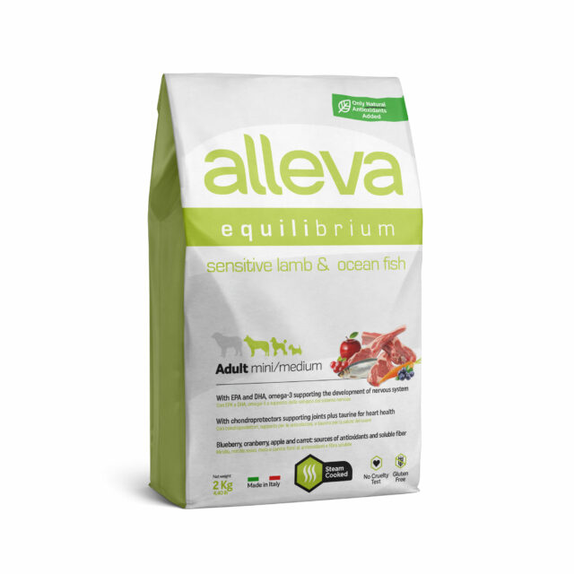 Alleva Equilibrium Sensitive Lamb and Ocean Fish Adult Medium – Image 2