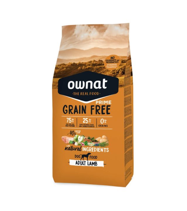 GRAIN FREE OWNAT GF PRIME ADULT LAMB (DOG)